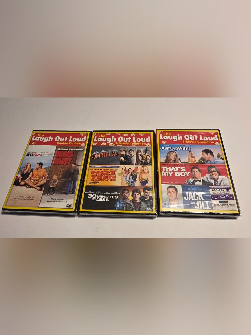 The Laugh Out Loud 3-Movie Collection (Yellow) DVD Set